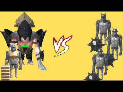 GORO + GHOR VS 3X PRIMATES  - ANIMAL REVOLT BATTLE SIMULATOR