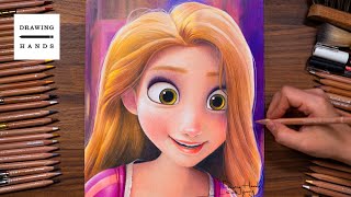 Drawing Disney princess Rapunzel Drawing Hands