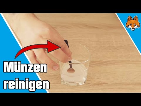 Münzen reinigen - schneller und einfacher Trick 💰