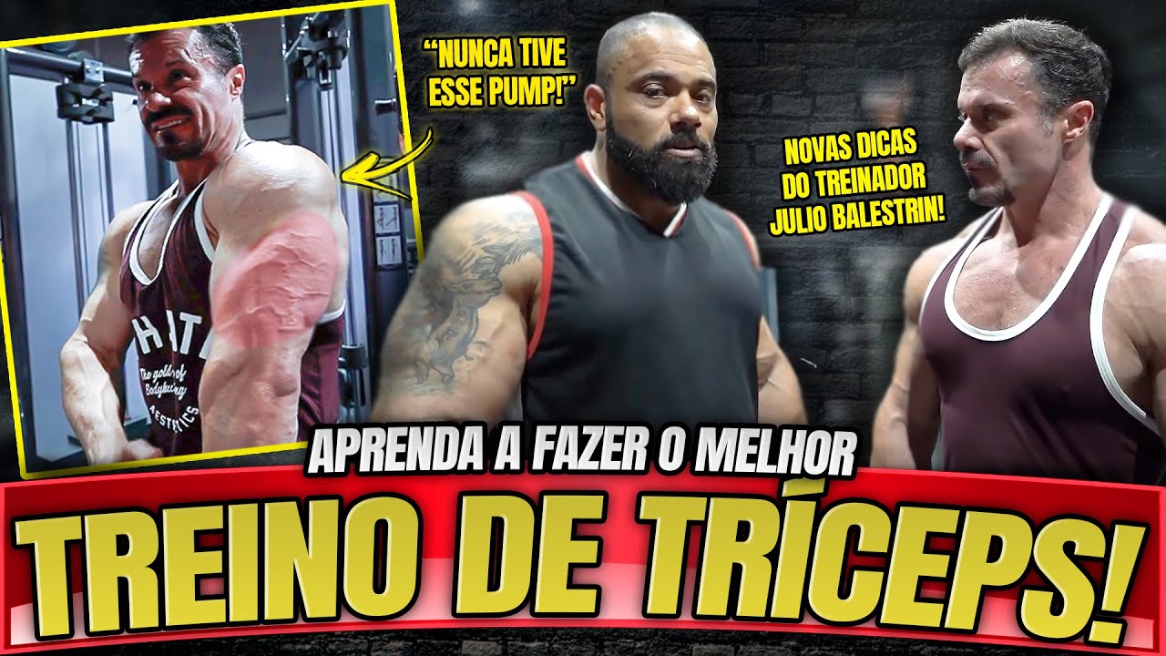 APRENDA O MELHOR TREINO DE TRÍCEPS DA SUA VIDA – MASTER CLASS RENATO CARIANI