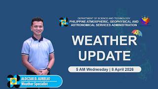 Download lagu Public Weather Forecast issued at 5:00 AM | April 08, 2026 - Wednesday mp3 Download lagu Public Weather Forecast issued at 5:00 AM | April 08, 2026 - Wednesday mp3