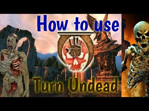 How to use "Turn Undead" Spell in The Elder Scrolls IV:Oblivion