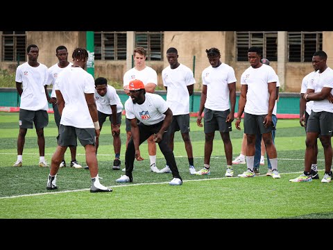 Watch Jeremiah Owusu-Koramoah Take Part in NFL Africa: The Touchdown - Sports4CLE, 6/29/22