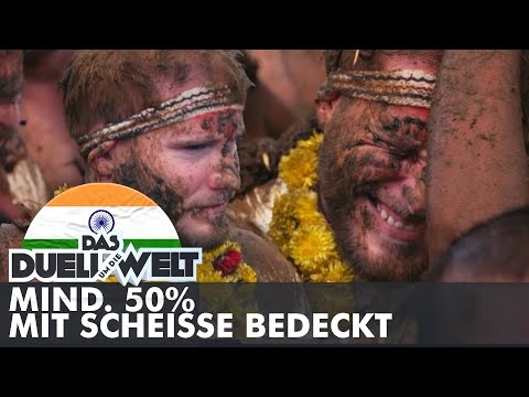 "I've got it in my mouth!" - Dennis & Benni Wolter at a poop festival in India | DUDW