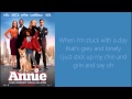 Tomorrow Lyrics (Annie 2014) 