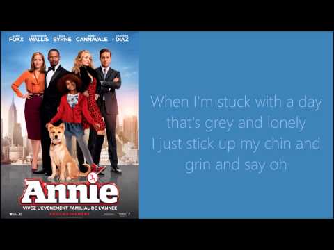 Tomorrow Lyrics (Annie 2014)
