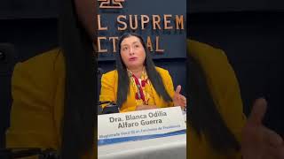 Los cargos ya no pueden anularse, dice Blanca Alfaro del TSE