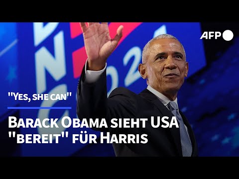 "Yes she can": Barack Obama sieht USA "bereit" für Harris | AFP