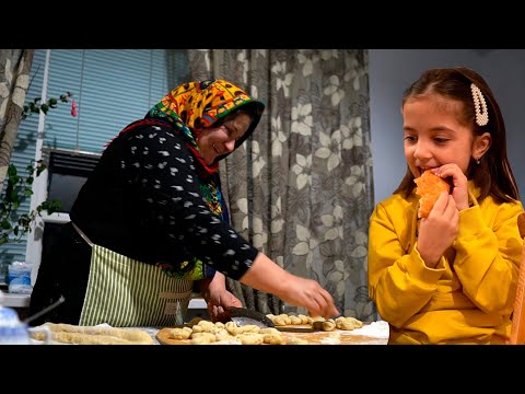 Visitando a família Dargin Vida na aldeia Daguestão Rússia