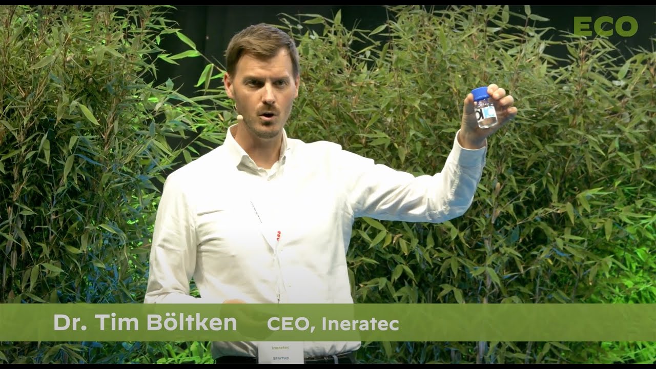 Tim Böltken pitches Ineratec