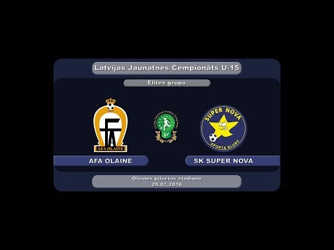 U-15 AFA Olaine - SK Super Nova (Latvijas Jaunatnes Čempionāts)