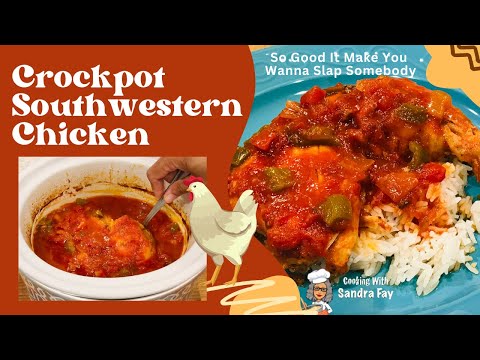 Crockpot Southwestern Chicken Recipe Easy Chicken Recipe Meat Recipe