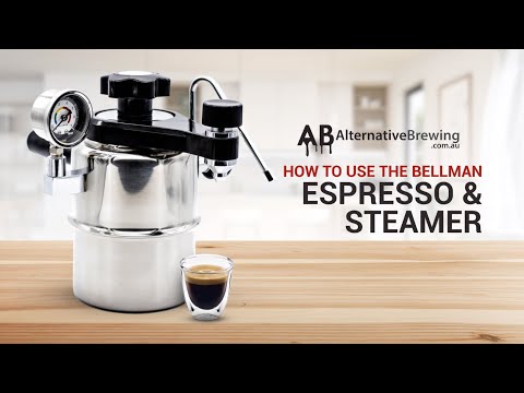 So verwenden Sie den Bellman Stovetop Espresso Maker & Steamer