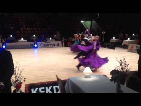 Eugen Miu & Sandra O. Pedersen, Aarhus Open 2014, slowfox