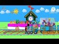 Baby Tv Ident Blue And Magenta And Friends Ride On Train