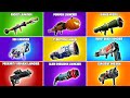 Evolution of All Fortnite Explosive Weapons (Chapter 1 Season 1 - Chapter 4 Season 3)