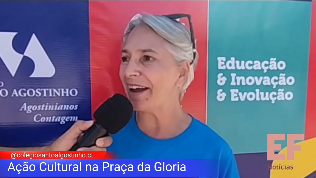 Colégio Santo Agostinho promove projeto cultural na praça da Glória