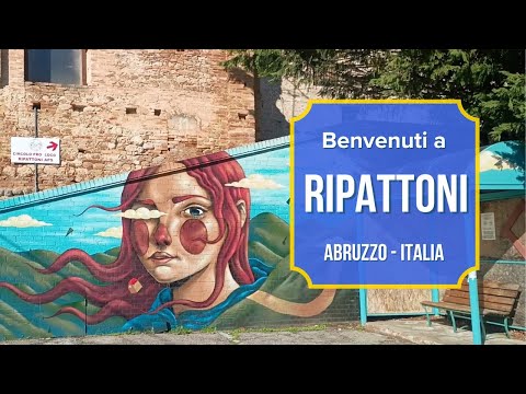 Ripattoni: Where Art Meets Nature – The Jewel of Abruzzo's Cliff 🇮🇹 🏛️🏘️🏞️🌿🌳 v.87