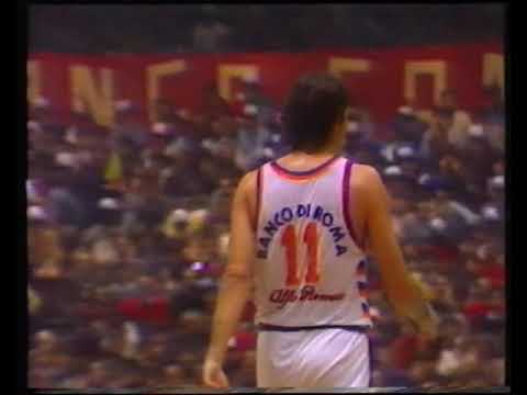 EUROLEAGUE: 1984 final - Barcelona vs Banco di Roma Virtus (Epi 31 pts + 5 assists)