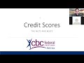 CBC FCU Webinar: Credit Scores Workshop