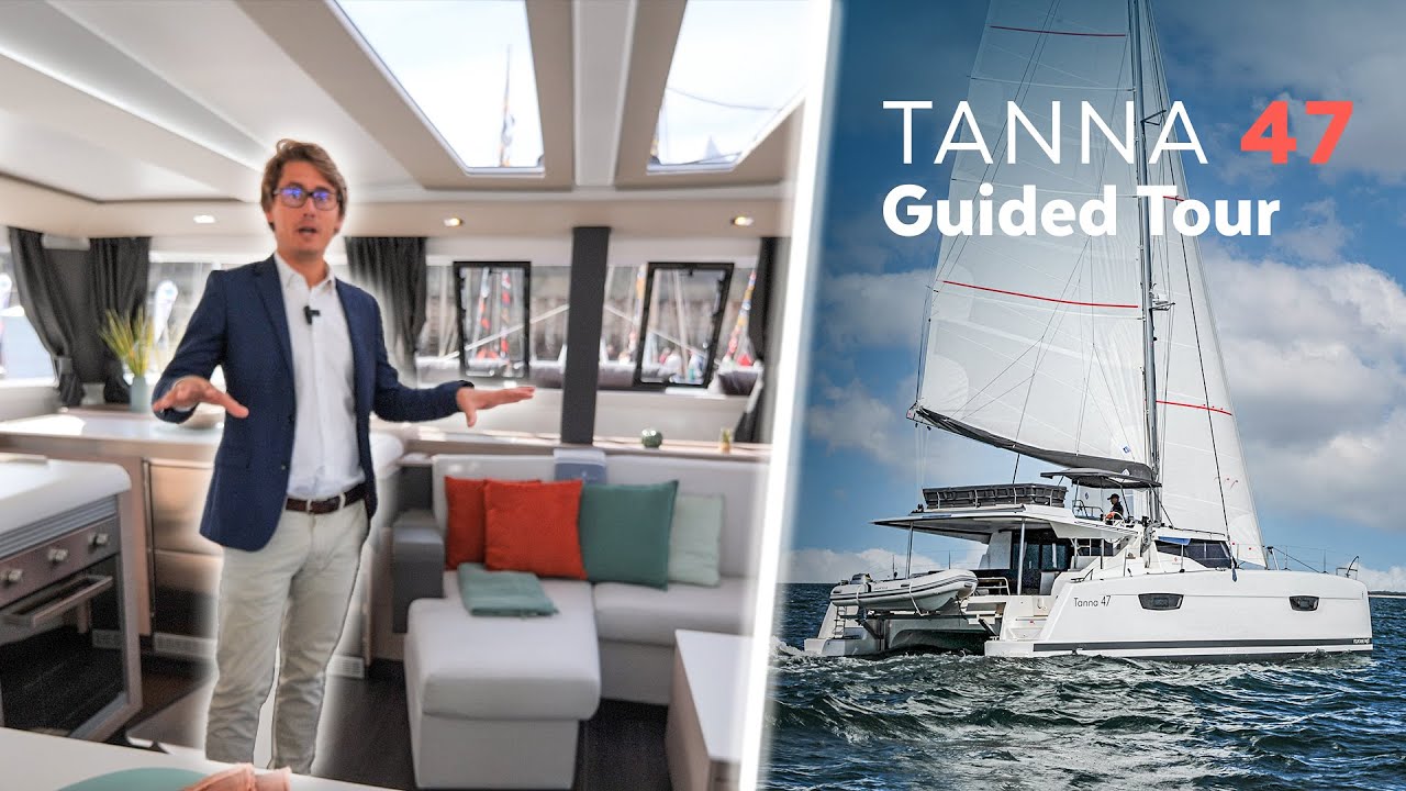 Walk around of the Tanna 47 catamaran - by Fountaine Pajot