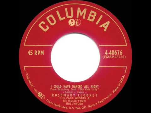 1956 Rosemary Clooney - I Could Have Danced All Night