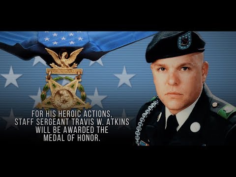 Staff Sgt. Travis Atkins to be awarded the Medal of Honor