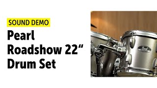Video thumbnail for Pearl | Roadshow 22" | Drum Set | Sound Demo (no talking) by Drums Bonedo