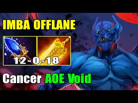 [Night Stalker] New Style Offlane Scepter Aoe Void Ez GODLIKE & Zero Death (FullGame Dota2 7.22G)