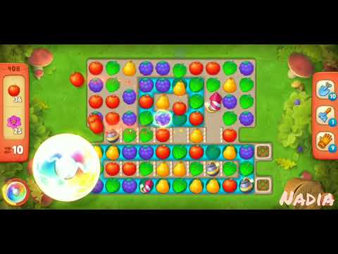 Gardenscapes Level 408. No Boosters used