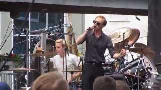 Eagulls - Nerve Endings / Coffin, live @ Dundas Square in Toronto. June 20, 2014