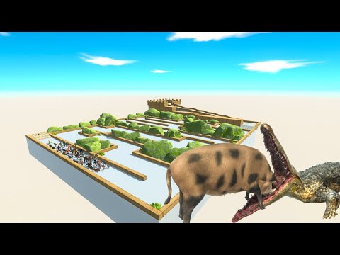 All Unit Escape From Saltwater Crocodile - Last Survivor - Animal Revolt Battle Simulator