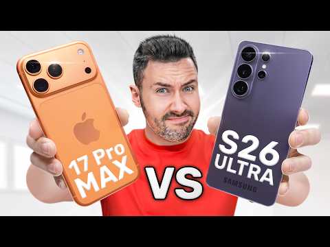 iPhone 17 Pro Max VS Galaxy S26 Ultra : le Gros Comparatif !