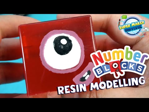 Making Numberblocks - Resin Numberblock 1!
