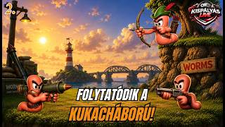 Worms Armageddon | Megint sok volt a kihagyás, ideje folytatni a KÜLDETÉSEKET! 🪱💥
