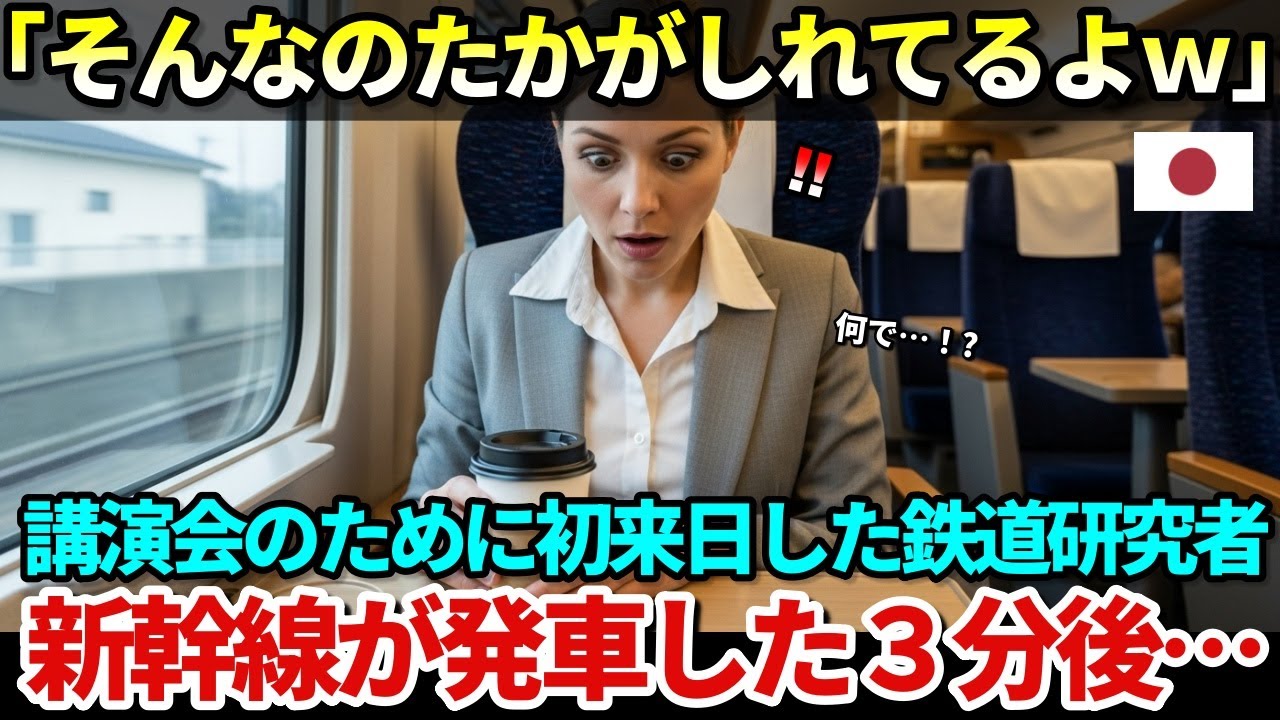 【海外の反応】「これで本当に先進国と言える？」ドイツの鉄道研究家の女性が新幹線に乗り、3分後に絶句した理由とは？