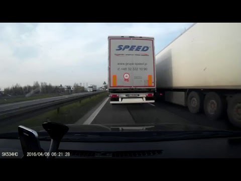 Szeryf na S1 oraz uprzejmy kierowca.