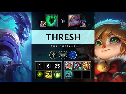 Thresh Support vs Poppy - EUW Challenger Patch 25.18