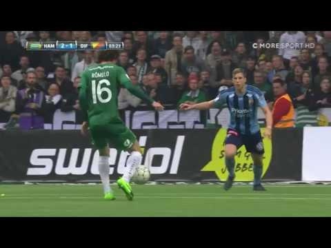 2-1 Rômulo Goal Sweden Allsvenskan - 04.06.2017 Hammarby IF 2-1 Djurgårdens IF