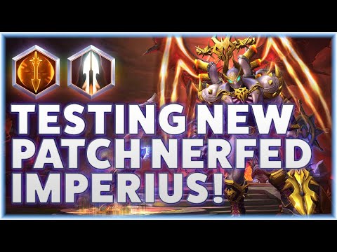 Imperius Angelic Armaments - TESTING NEW PATCH NERFED IMPERIUS! - Grandmaster Storm League