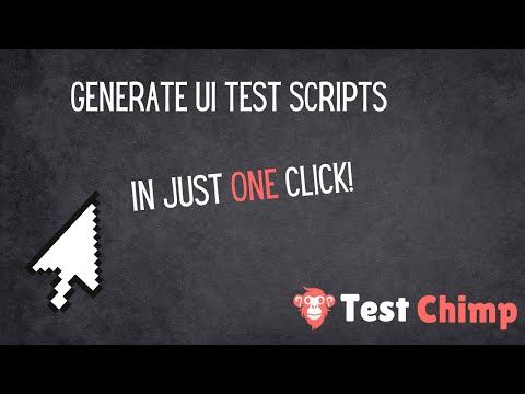Generate UI Test Scripts in One Click From Manual Test Sessions!