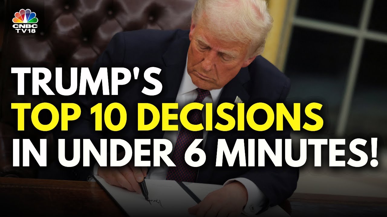 President Donald Trump's Executive Orders: Big Decisions & Major Reversals | US News | N18G