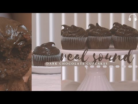 Rich Dark Chocolate Cupcakes in 30 minutes | Cozy Baking