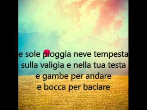 Ligabue Il peso della valigia TESTO