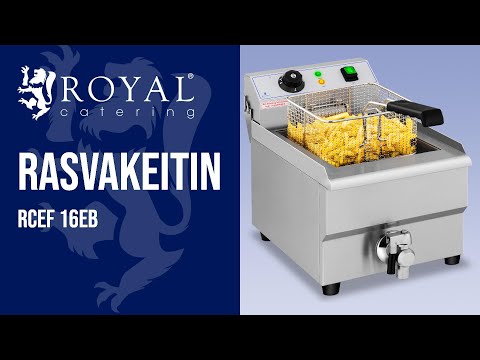 video - Kakkoslaatu Rasvakeitin - sähkökäyttöinen - 16 l - tyhjennyshana - 230 V