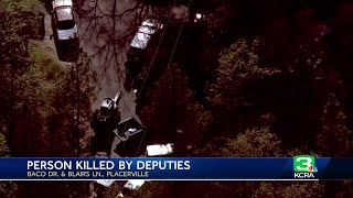 Deputies shoot, kill person while serving warrant in Placerville, sheriff's office says