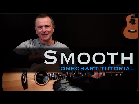 Smooth Santana and Rob Thomas acoustic guitar lesson tutorial [free tab]