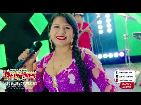 LOS DELFINES DEL AMOR Y LUZ DANNY - FELIZ CUMPLEAÑOS SALUD MIS COMPADRES