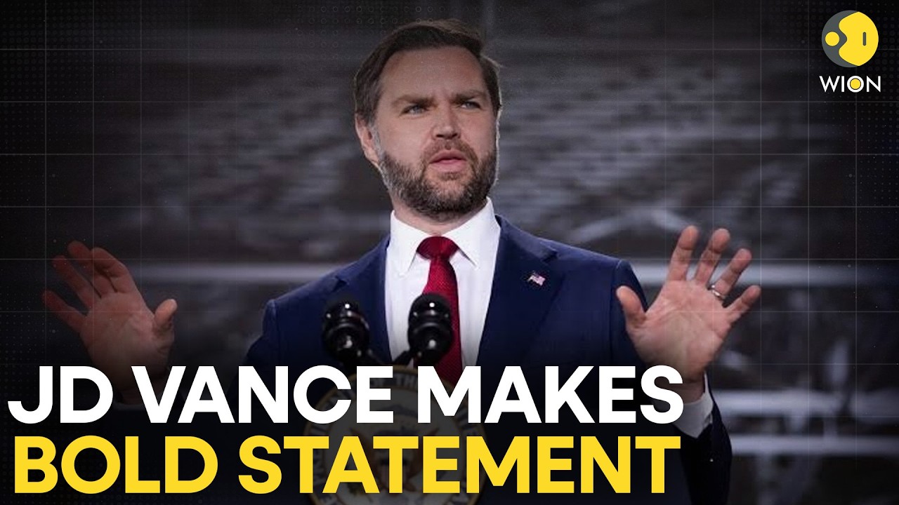 LIVE: JD Vance Delivers Major Address at Naval Air Station Oceana | WION