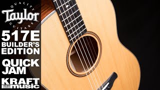 Video thumbnail for Taylor 517E Builder's Edition - Quick Jam by Kraft Music